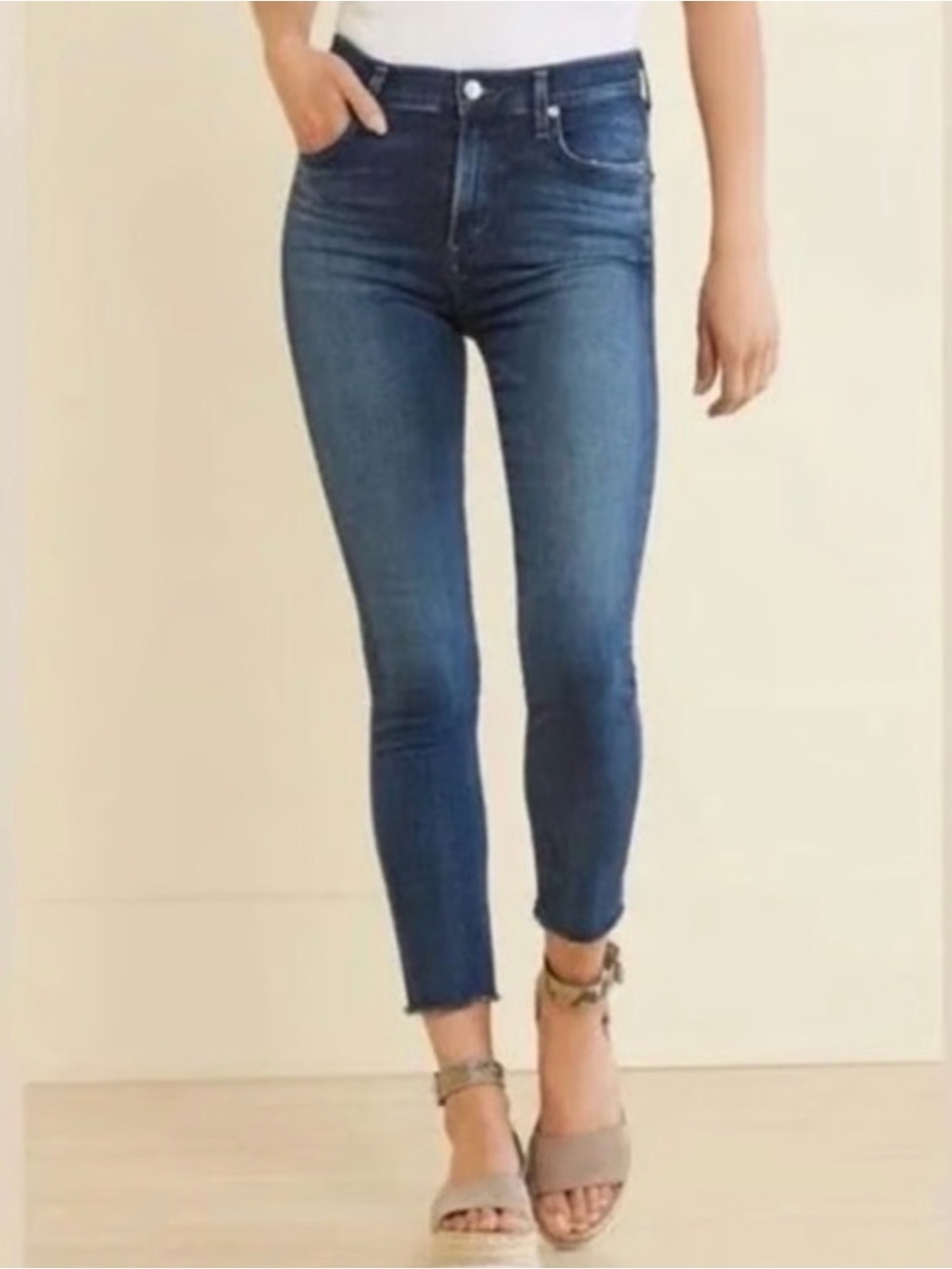 Agolde Sophie Ankle Crop Straight Jean